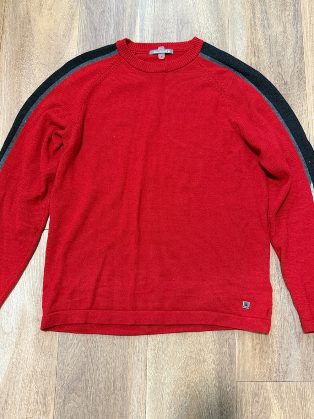 Smartwool Men's Merino Wool Blend Crewneck Sweater with Shoulder Stripes